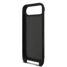 Karl Lagerfeld Crossbody Popruh Metal Karl and Choupette Apple iPhone 17 Pro (6.3) hátlapvédő tok fekete (KLHCP17LSAKCPBK)