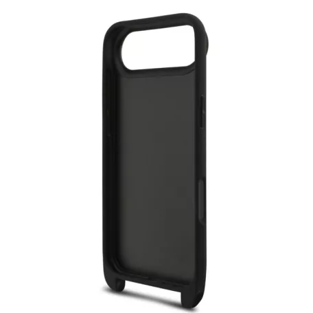 Karl Lagerfeld Crossbody Popruh Metal Karl and Choupette Apple iPhone 17 Pro (6.3) hátlapvédő tok fekete (KLHCP17LSAKCPBK)