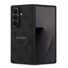   Guess PU Leather Colored Ring Samsung F966B Galaxy Z Fold7 hátlapvédő tok fekete (GUHMZFD7P4MSEGCK)