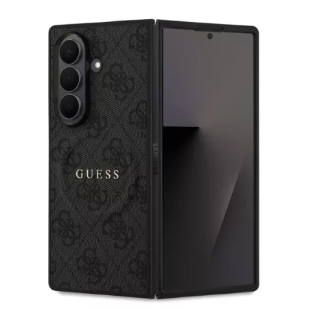 Guess PU Leather Colored Ring Samsung F966B Galaxy Z Fold7 hátlapvédő tok fekete (GUHMZFD7P4MSEGCK)