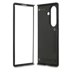 Guess PU Leather Colored Ring Samsung F966B Galaxy Z Fold7 hátlapvédő tok fekete (GUHMZFD7P4MSEGCK)