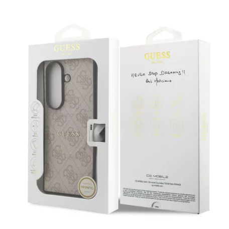 Guess PU Leather Colored Ring Samsung F966B Galaxy Z Fold7 hátlapvédő tok pink (GUHMZFD7P4MSEGCP)