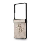 Guess PU 4G Metal Logo Samsung F766B Galaxy Z Flip 7 hátlapvédő tok pink (GUHCZF74GMGPI)