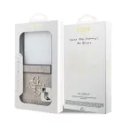 Guess PU 4G Metal Logo Samsung F766B Galaxy Z Flip 7 hátlapvédő tok pink (GUHCZF74GMGPI)