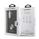 Karl Lagerfeld PU Saffiano Karl and Choupette Samsung F966B Galaxy Z Fold7 hátlapvédő tok fekete (KLHCZFD7SAPKCNPK)