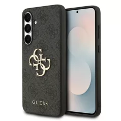   Guess PU 4G Metal Logo Samsung S731B Galaxy S25 FE hátlapvédő tok szürke (GUHCS25FE4GMGGR)