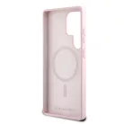 Karl Lagerfeld Liquid Silicone K&CH Heads Samsung S731B Galaxy S25 FE MagSafe hátlapvédő tok pink (KLHMS25SSKCHTCP)