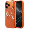 Karl Lagerfeld IML Choupette Sketch Logo MagSafe Apple iPhone 17 Pro Max hátlapvédő tok narancssárga (KLHMP17X5HKSCAO)