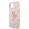 Guess Apple iPhone 18 Pro PU 4G Metal Logo hátlapvédő tok pink (GUHCP18L4GMGPI)