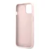 Guess Apple iPhone 18 Pro PU 4G Metal Logo hátlapvédő tok pink (GUHCP18L4GMGPI)