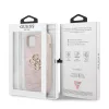 Guess Apple iPhone 18 Pro PU 4G Metal Logo hátlapvédő tok pink (GUHCP18L4GMGPI)