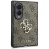 Guess PU 4G Metal Logo Samsung SM-F971 Galaxy Z Fold 8 hátlapvédő tok barna (GUHCZFW84GMGBR)