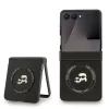 Karl Lagerfeld PU K&CH Heads MagSafe Samsung SM-F776 Galaxy Z Flip 8 hátlapvédő tok fekete (KLHMZF8PSMLRKCK)