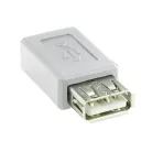 Utángyártott micro USB - USB A OTG átalakító adapter fehér