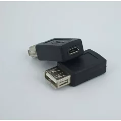   Utángyártott micro USB - USB A OTG átalakító adapter fehér