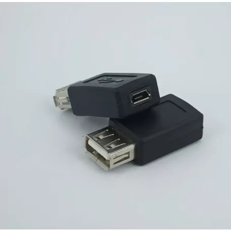 Utángyártott micro USB - USB A OTG átalakító adapter fehér