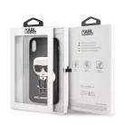 Karl Lagerfeld Apple iPhone X / XS Iconic hátlapvédő tok fekete (KLHCPXIKPUBK)