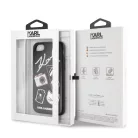 Karl Lagerfeld Apple iPhone 7 / 8 / SE2 / SE3 (4.7) Pins Hard Case hátlapvédő tok fekete (KLHCI8PIN)