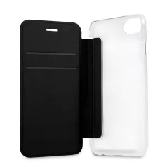   Karl Lagerfeld and Choupette Apple iPhone 7 / 8 / SE2 / SE3 (4.7) oldalra nyíló könyv tok fekete (KLFLBKI8KICKC)