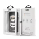 Karl Lagerfeld and Choupette Apple iPhone 7 / 8 / SE2 / SE3 (4.7) oldalra nyíló könyv tok fekete (KLFLBKI8KICKC)