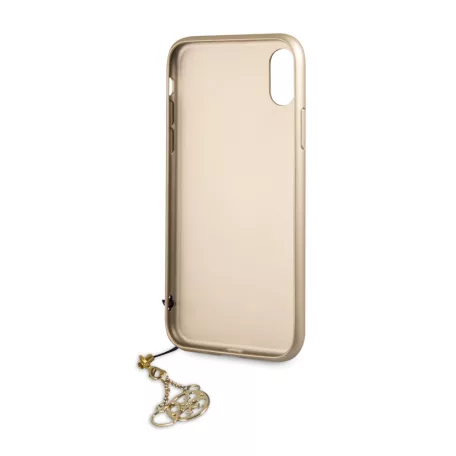 Guess Apple iPhone X / XS Charms Hard Case hátlapvédő tok szürke (GUHCPXGF4GGR)
