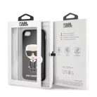 Karl Lagerfeld Apple iPhone 7 / 8 / SE2 / SE3 (4.7) Full Body Iconic hátlapvédő tok fekete (KLHCI8IKPUBK)