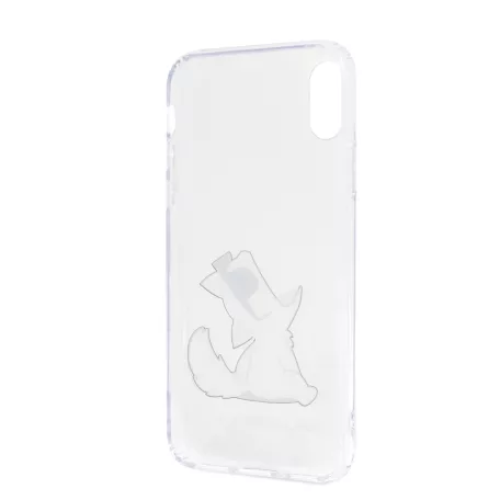 Karl Lagerfeld Apple iPhone X / XS Fun Choupette hátlapvédő tok átlátszó (KLHCPXCFNRC)