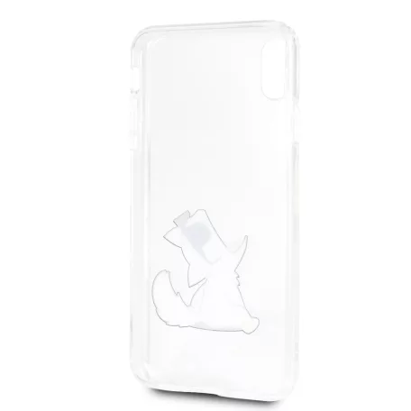 Karl Lagerfeld Apple iPhone XS Max (6.5) Fun Choupette hátlapvédő tok átlátszó (KLHCI65CFNRC)