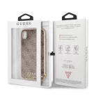 Guess Apple iPhone XR (6.1) Charms Hard Case 4G hátlapvédő tok barna (GUHCI61GF4GBR)
