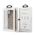 Guess Apple iPhone XS Max (6.5) Charms Hard Case 4G hátlapvédő tok barna (GUHCI65GF4GBR)