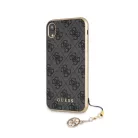 Guess Apple iPhone XR (6.1) Charms Hard Case hátlapvédő tok szürke (GUHCI61GF4GGR)