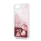 Guess Apple iPhone 7 / 8 / SE2 / SE3 (4.7) New Glitter Hearts hátlapvédő tok piros (GUHCI8GLHFLRA)