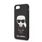 Karl Lagerfeld Apple iPhone 7 / 8 / SE2 / SE3 (4.7) Full Body hátlapvédő tok fekete (KLHCI8SLFKBK)