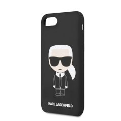   Karl Lagerfeld Apple iPhone 7 / 8 / SE2 / SE3 (4.7) Full Body hátlapvédő tok fekete (KLHCI8SLFKBK)