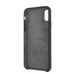   Karl Lagerfeld Apple iPhone X / XS Full Body Iconic hátlapvédő tok fekete (KLHCPXSLFKBK)