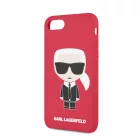 Karl Lagerfeld Apple iPhone 7 / 8 / SE2 / SE3 (4.7) Full Body hátlapvédő tok piros (KLHCI8SLFKRE)