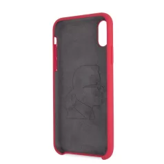   Karl Lagerfeld Apple iPhone X / XS Iconic Full Body hátlapvédő tok piros (KLHCPXSLFKRE)