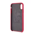 Karl Lagerfeld Apple iPhone XR (6.1) Iconic Full Body hátlapvédő tok piros (KLHCI61SLFKRE)
