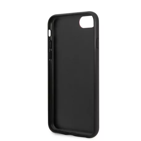 Karl Lagerfeld Apple iPhone 7 / 8 / SE2 / SE3 (4.7) Embossed Glitter hátlapvédő tok piros (KLHCI8GLRE)