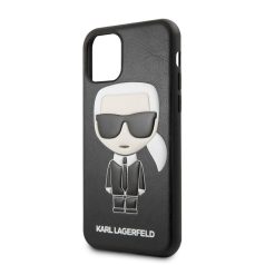   Karl Lagerfeld Apple iPhone 11 Pro (5.8) 2019 Embossed hátlapvédő tok fekete (KLHCN58IKPUBK)