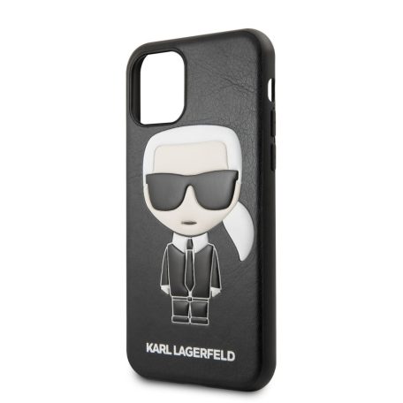 Karl Lagerfeld Apple iPhone 11 Pro (5.8) 2019 Embossed hátlapvédő tok fekete (KLHCN58IKPUBK)