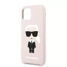 Karl Lagerfeld Apple iPhone 11 (6.1) 2019 Full Body hátlapvédő tok pink (KLHCN61SLFKPI)