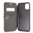 Guess Apple iPhone 11 Pro Max (6.5) 2019 oldalra nyíló könyv tok barna (GUFLBKSN654GB)