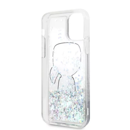 Karl Lagerfeld Apple iPhone 11 Pro (5.8) 2019 Glitter Iridescente hátlapvédő tok fekete (KLHCN58LGIRKL)