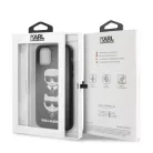 Karl Lagerfeld and Choupette Apple iPhone 11 (6.1) 2019 hátlapvédő tok fekete (KLHCN61KICKC)