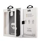 Karl Lagerfeld Apple iPhone 11 (6.1) 2019 CardSlot hátlapvédő tok fekete (KLHCN61CSKCBK)