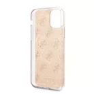 Guess 4G Glitter Apple iPhone 11 (6.1) 2019 hátlapvédő tok arany (GUHCN61PCU4GLG)