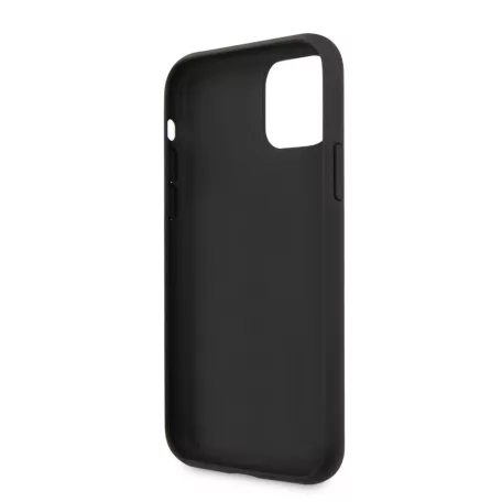 Guess Apple iPhone 11 (6.1) 2019 Stripe hátlapvédő tok szürke (GUHCN61G4GLGR)