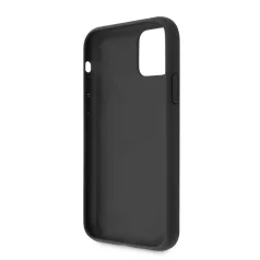   Guess Apple iPhone 11 (6.1) 2019 Saffiano hátlapvédő tok fekezte (GUHCN61RSSASBK)