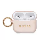 Guess Apple AirPods Pro szilikon tok Light Pink (GUACAPSILGLLP)